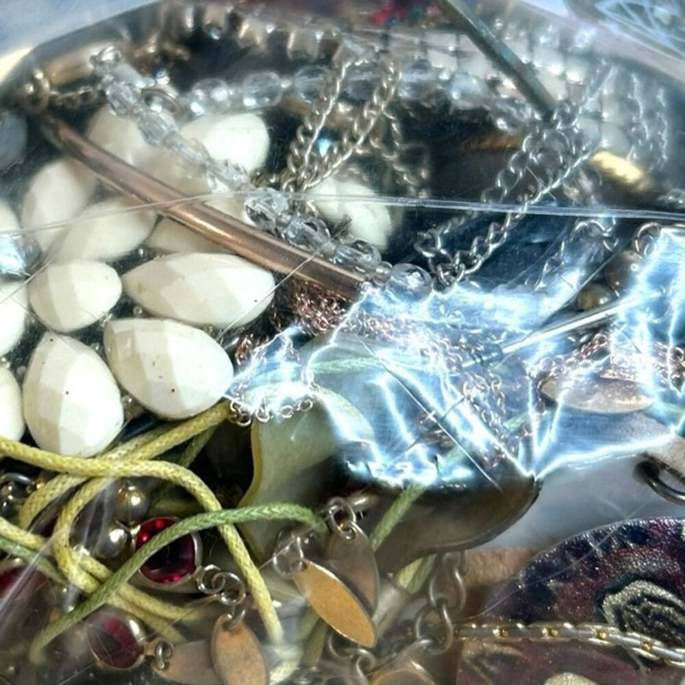 Mixed Jewelry Craft Lot 2 LBS 7 oz Upcycle Crafting Jewelry Making Scrap Lot